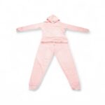 Blush Lounge Soft Pink Hoodie Set for Effortless Comfort