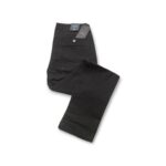 Black Shirt with Tonal Textured Panels - Image 2
