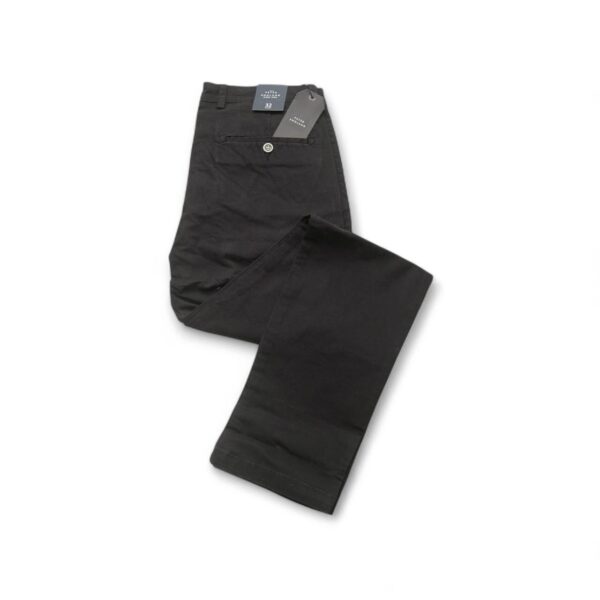 Black Shirt with Tonal Textured Panels - Image 2