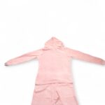 Blush Lounge Soft Pink Hoodie Set for Effortless Comfort - Image 2