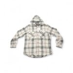 Plaid Hooded Shirt with Chest Pockets & Timeless Flair