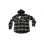 Men's Flannel Hoodie Shirt
