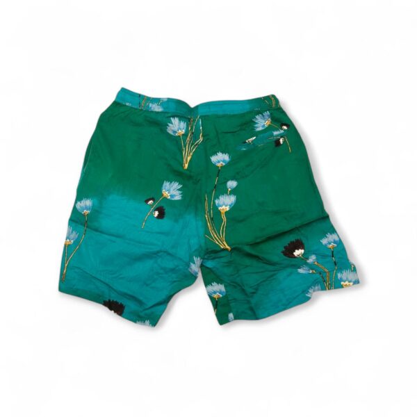Teal Floral Shorts - Image 1