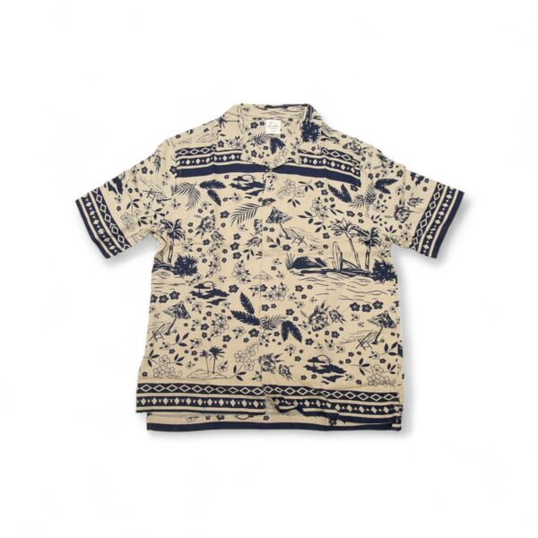 Beige Beach Scene Shirt - Image 1