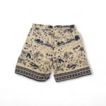 Beige Beach Scene Shorts - Image 2