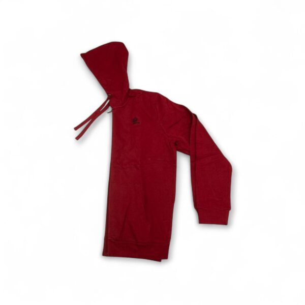 Classic Zip Hoodie Red - Image 3