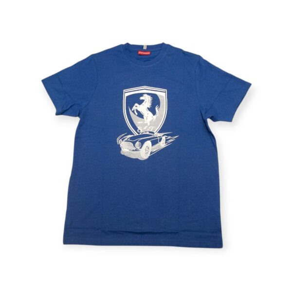 Velocity Blue Ferrari Tee - Image 4
