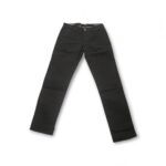 Black Shirt with Tonal Textured Panels
