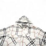 Plaid Hooded Shirt with Chest Pockets & Timeless Flair - Image 2
