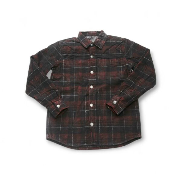 Classic Black & Red Plaid Shirt with Crisp Finish - Image 1